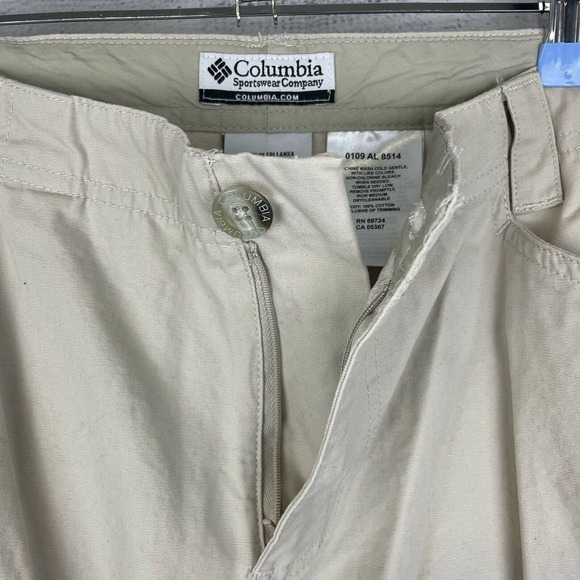 Columbia Chino Khaki Pants Size 12 Short - Picture 5 of 9